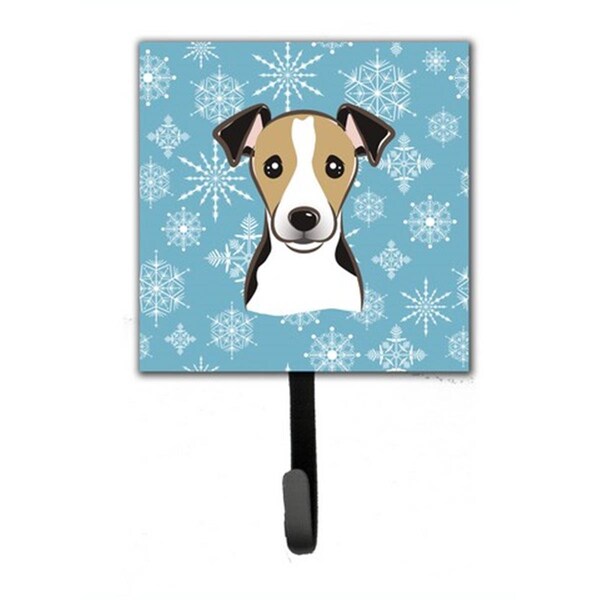 Jensendistributionservices Snowflake Jack Russell Terrier Leash & Key Holder MI1657675 - main